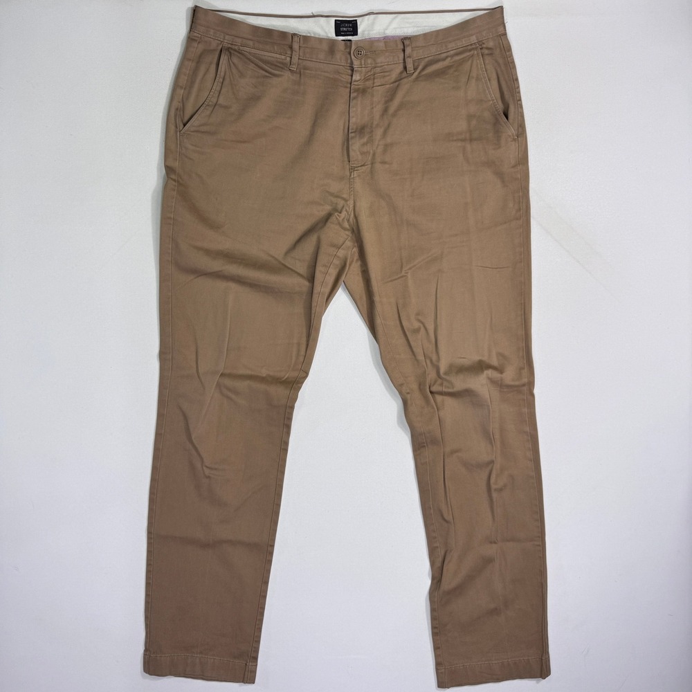 J.Crew 770 Straight Fit Stretch Chino Pants Mens 36x34 (38x32) Minimalist Modern